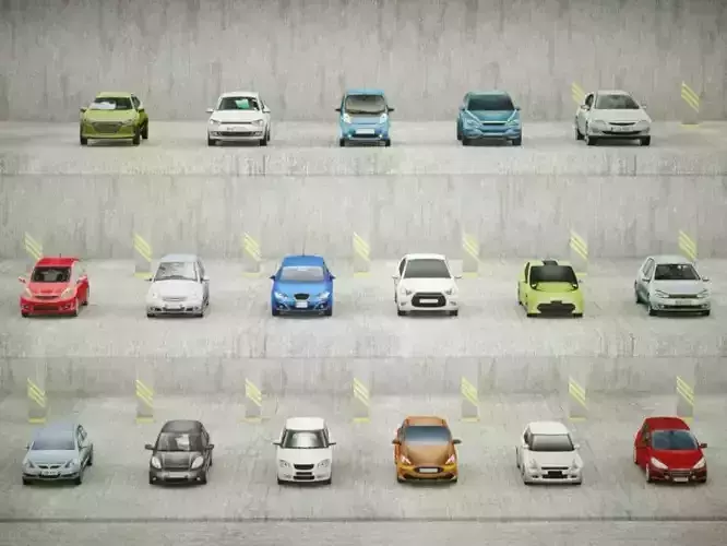 17 Low Poly 5doors collection