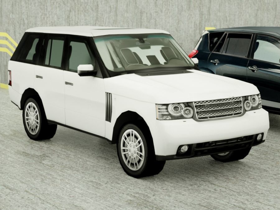 15 Low Poly SUVs Low-poly 3D model_2