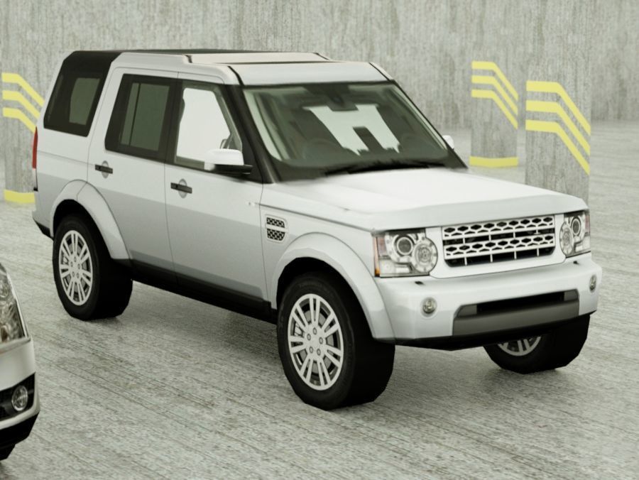 15 Low Poly SUVs Low-poly 3D model_7