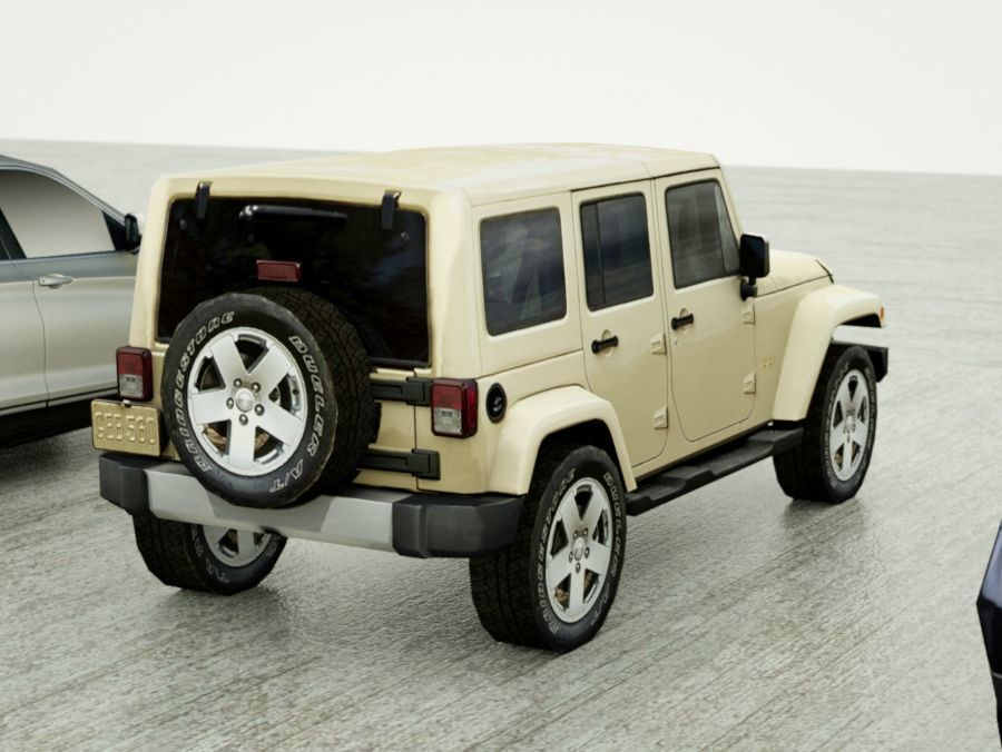 15 Low Poly SUVs Low-poly 3D model_20
