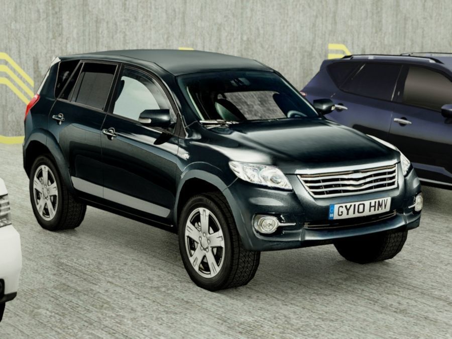 15 Low Poly SUVs Low-poly 3D model_3