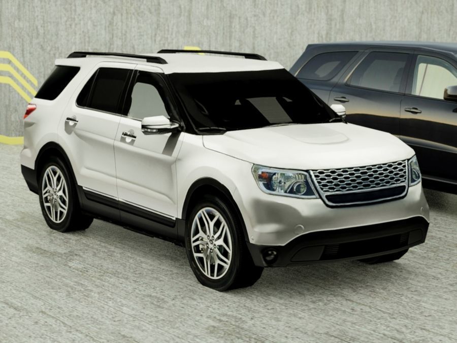 15 Low Poly SUVs Low-poly 3D model_12