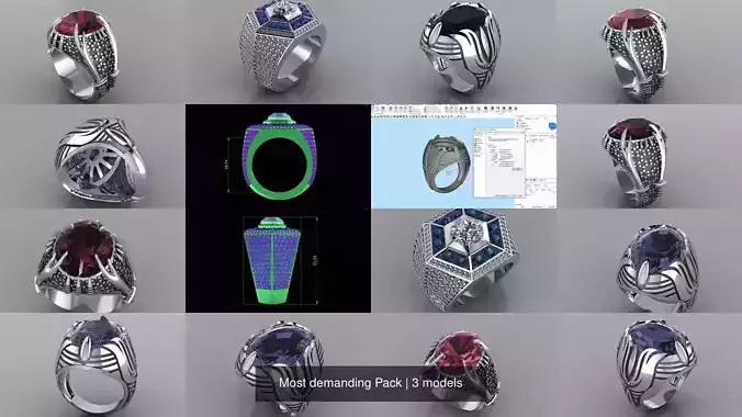 Most demanding Pack 3D Model Collection