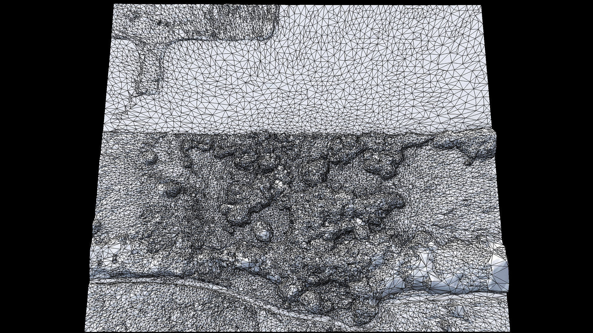 forest ground grass bushes aerial drone photogrammetry Low-poly 3D model_8