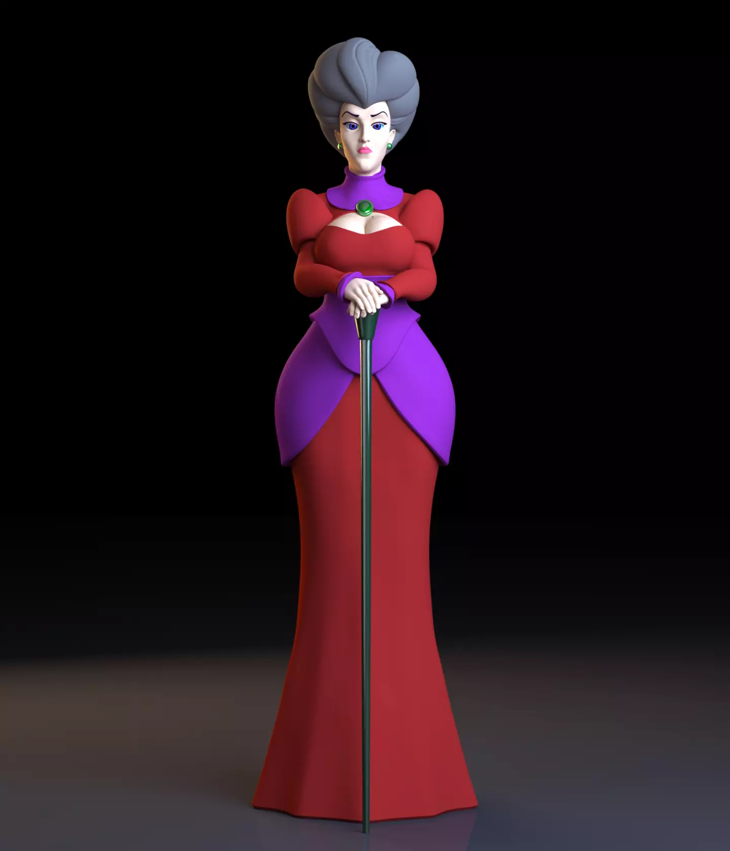 Lady Tremaine - Cinderella 3D print model_0