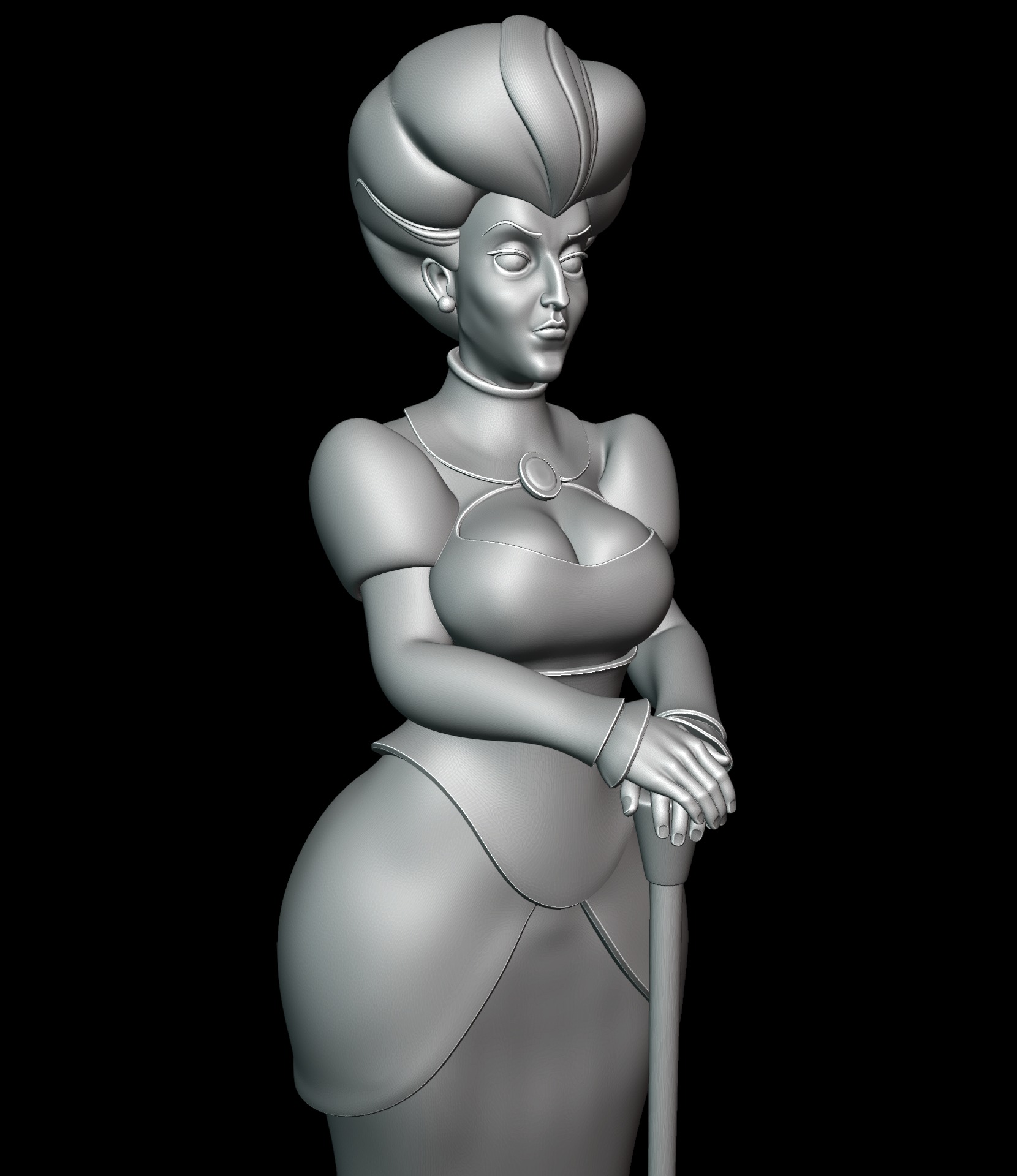 Lady Tremaine - Cinderella 3D print model_9