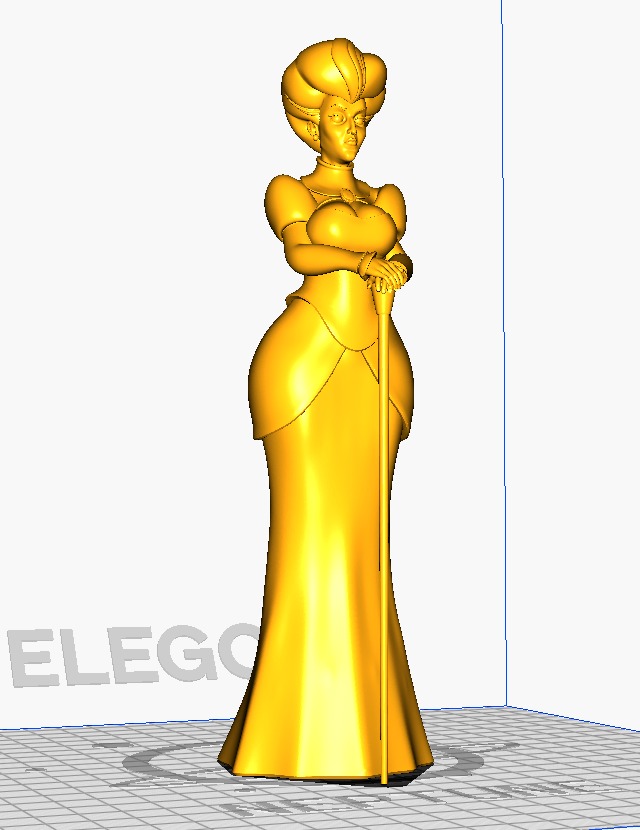 Lady Tremaine - Cinderella 3D print model_3