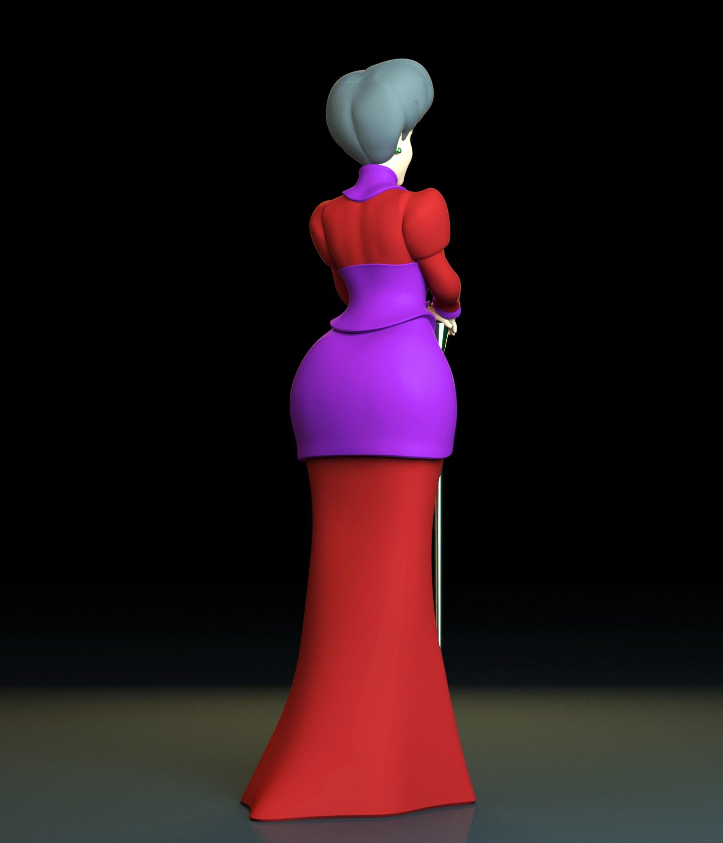 Lady Tremaine - Cinderella 3D print model_5