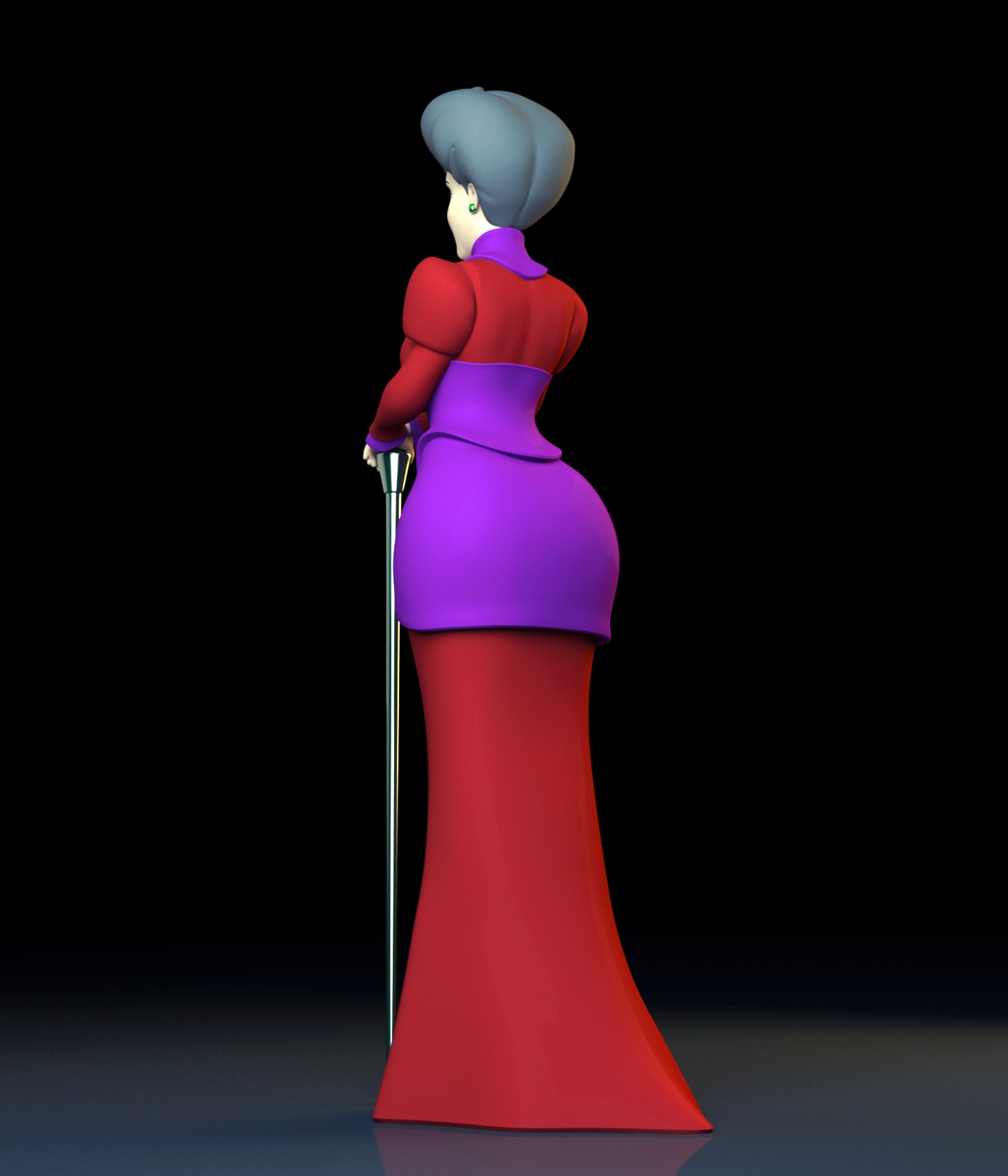 Lady Tremaine - Cinderella 3D print model_6