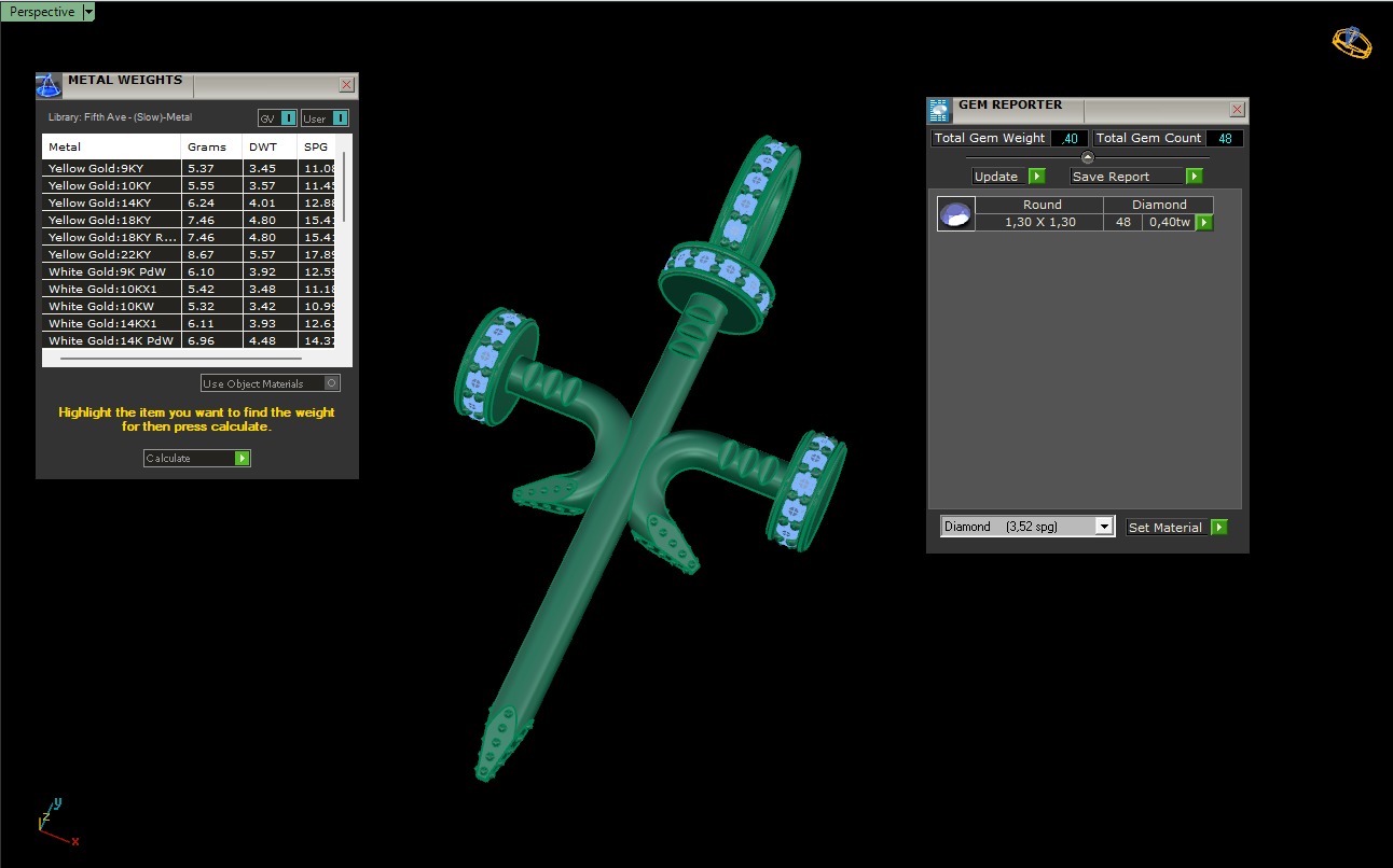 Cross pendant 3D print model_2
