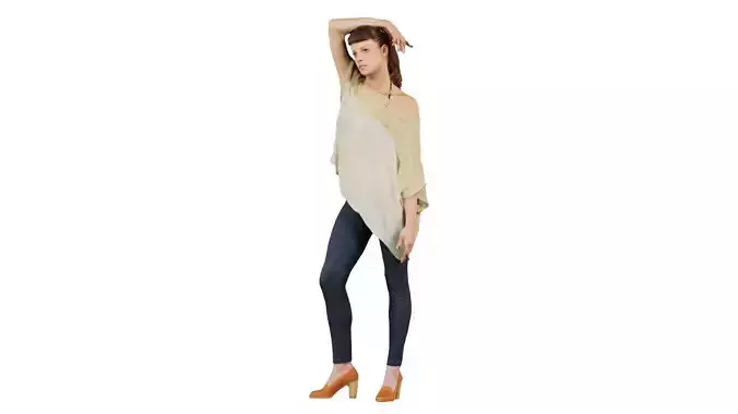 Elegant Woman Posing