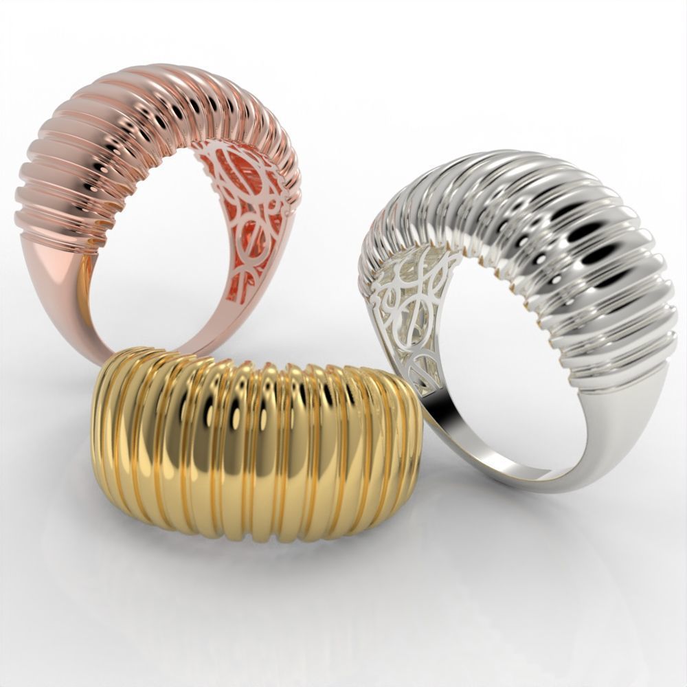 Dome ring 3D print model_7