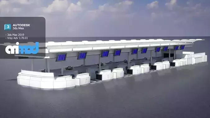 Airport Check In Counter