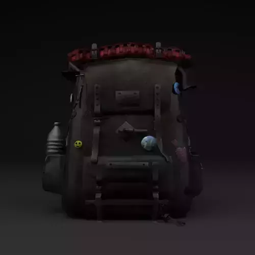Low Poly Gameready Backpack