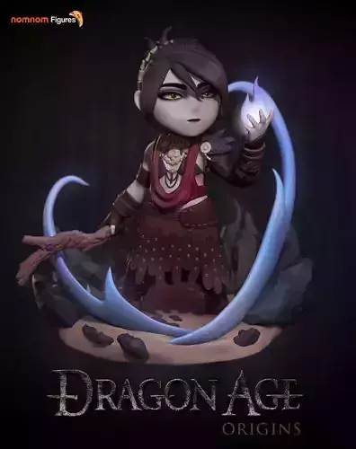 Chibi Morrigan - Dragon Age