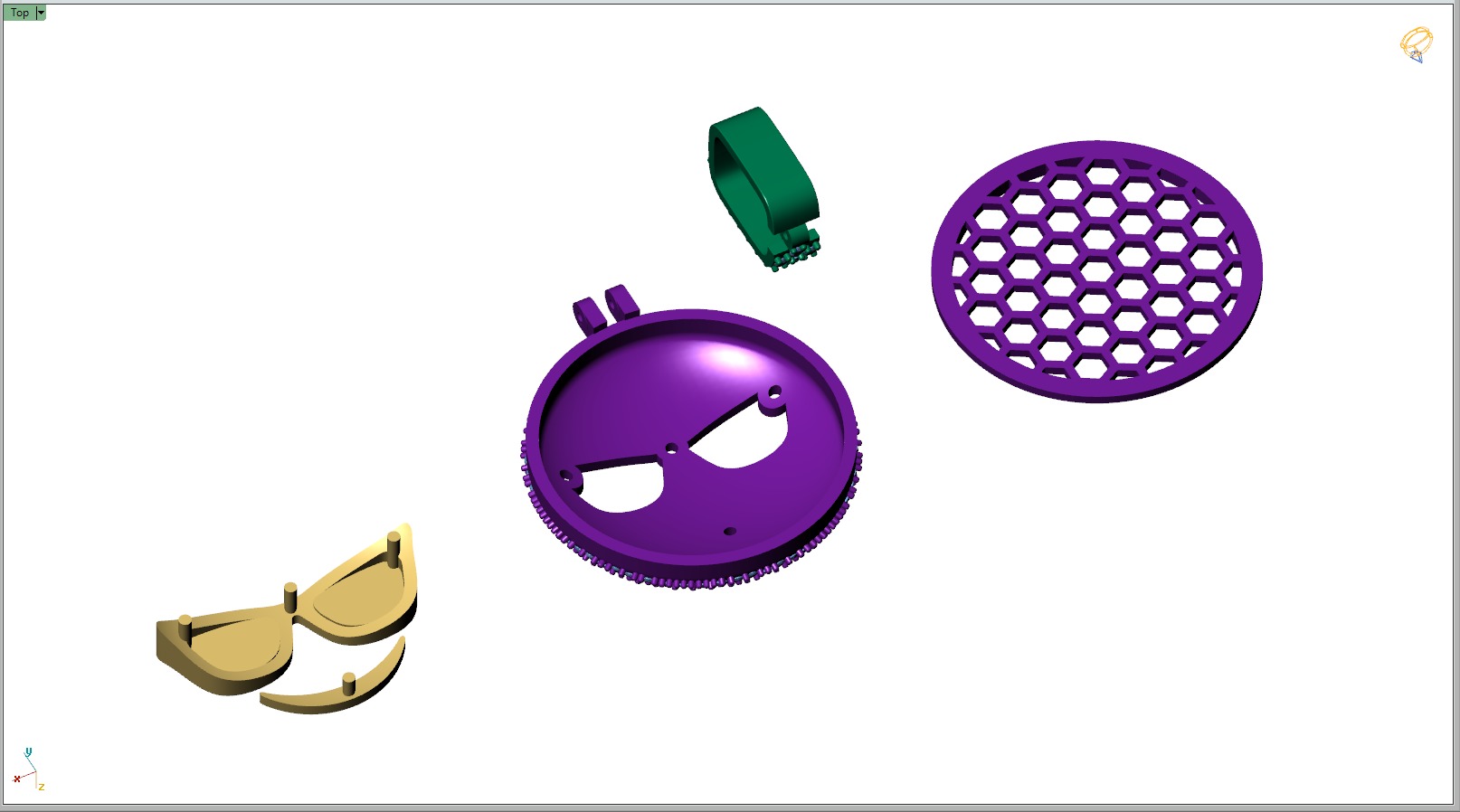 Custom Smiling Face with Sunglasses Emoji Diamond Pendant  3D print model_14