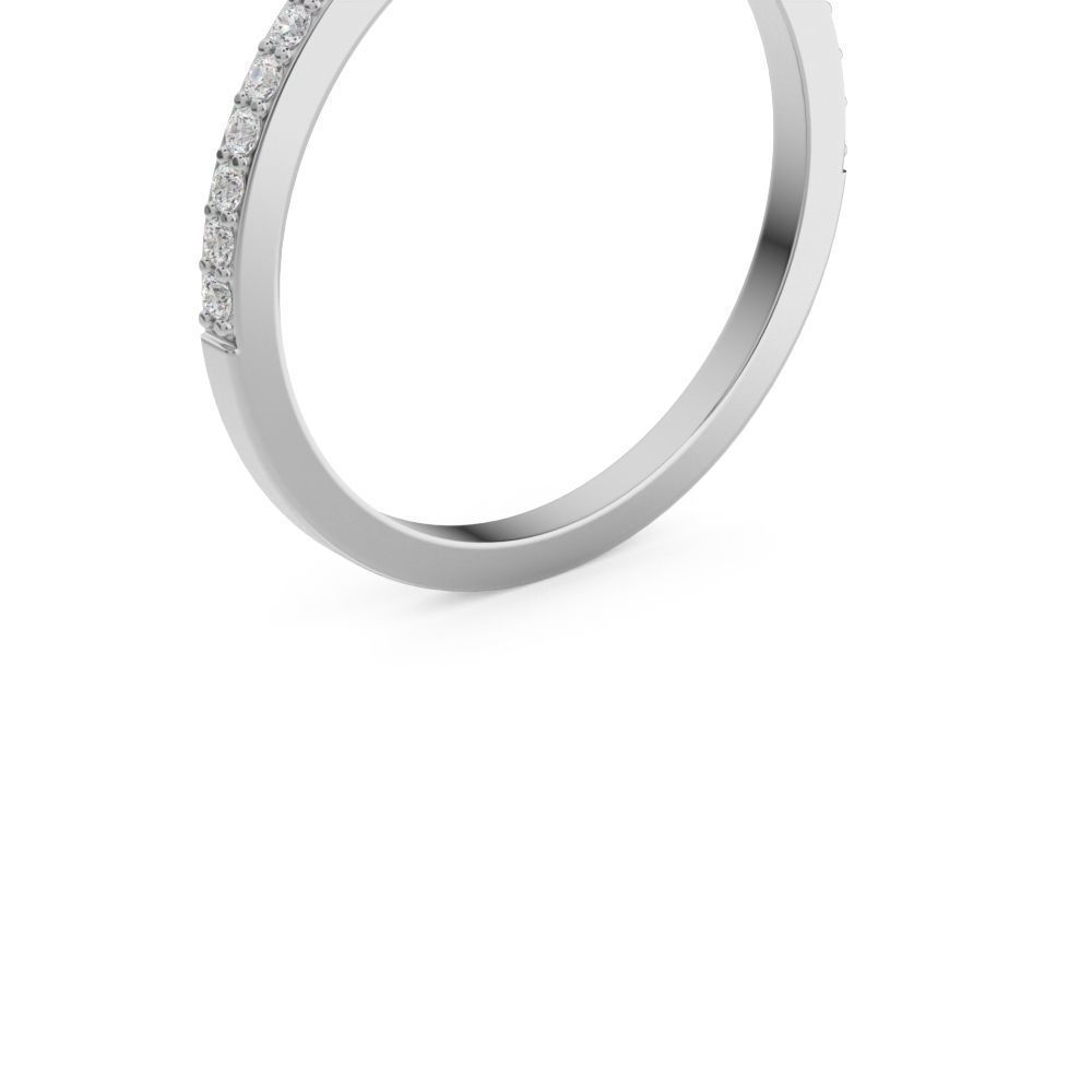 Pear halo engagement ring 3D print model_6