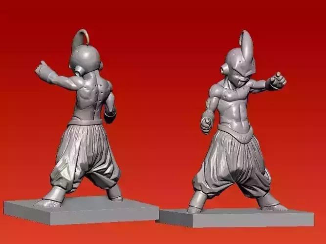 Majin Boo Dragonball Fan model - statue - 3D print