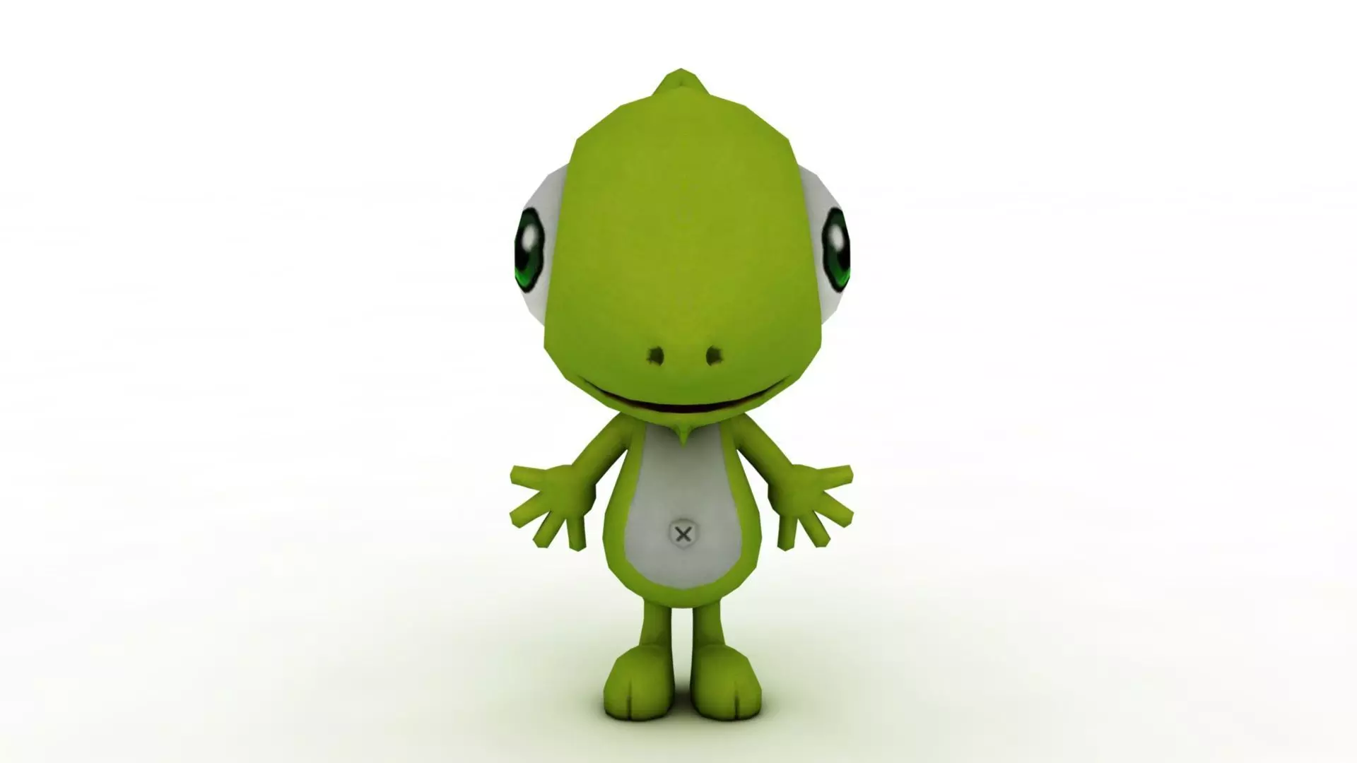 cartoon dinosaur 3D model