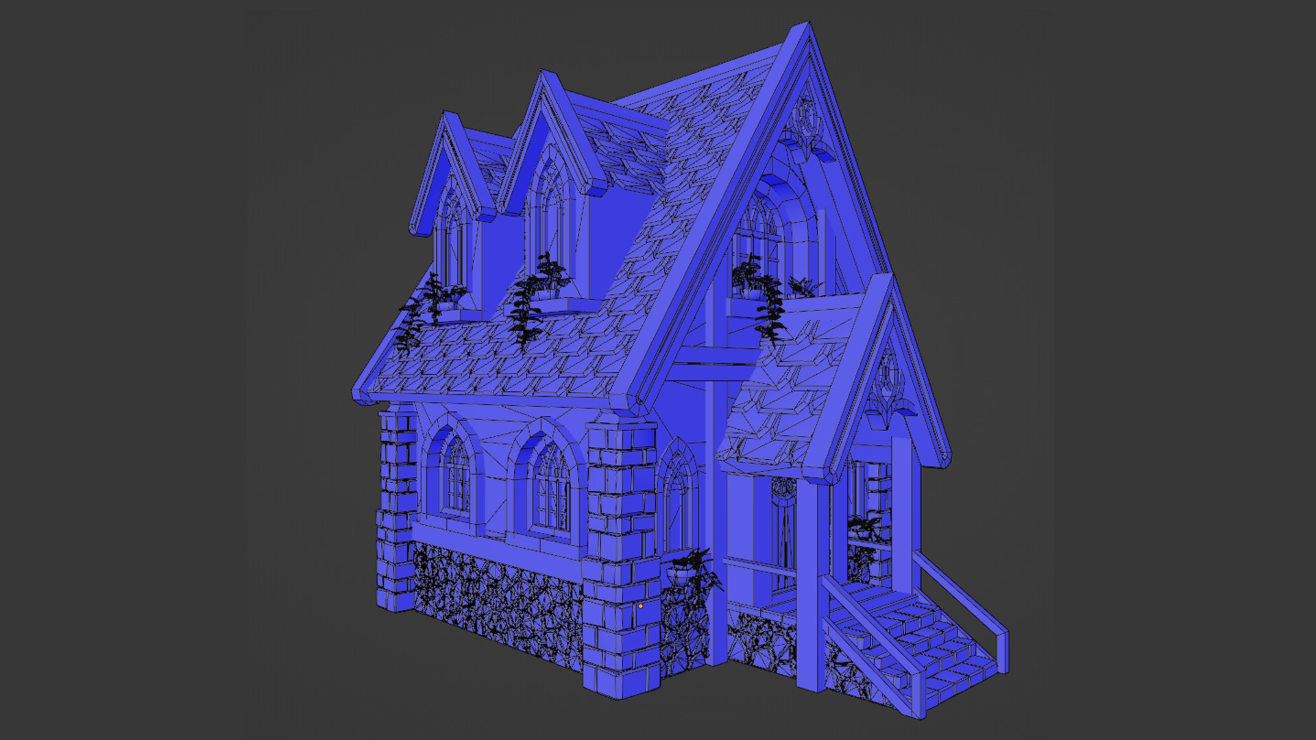 Fantasy house 2 3D model_10