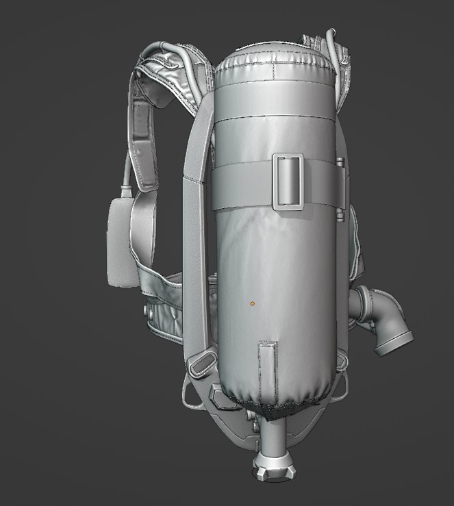 Drager PSS AirBoss Firefighting Oxygen Cylinder High Quality  3D model_8