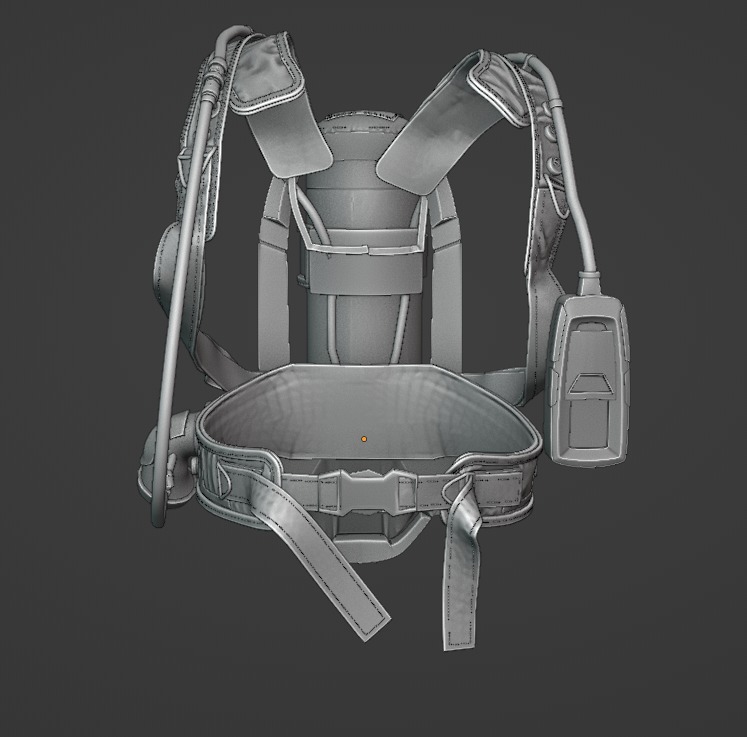 Drager PSS AirBoss Firefighting Oxygen Cylinder High Quality  3D model_13