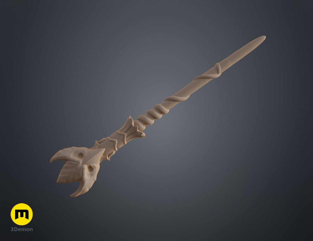 Chadwick Boot wand 3D print model_4