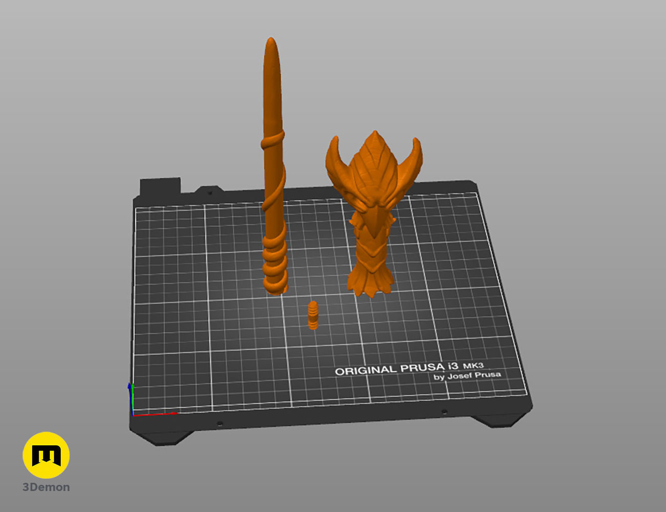 Chadwick Boot wand 3D print model_2