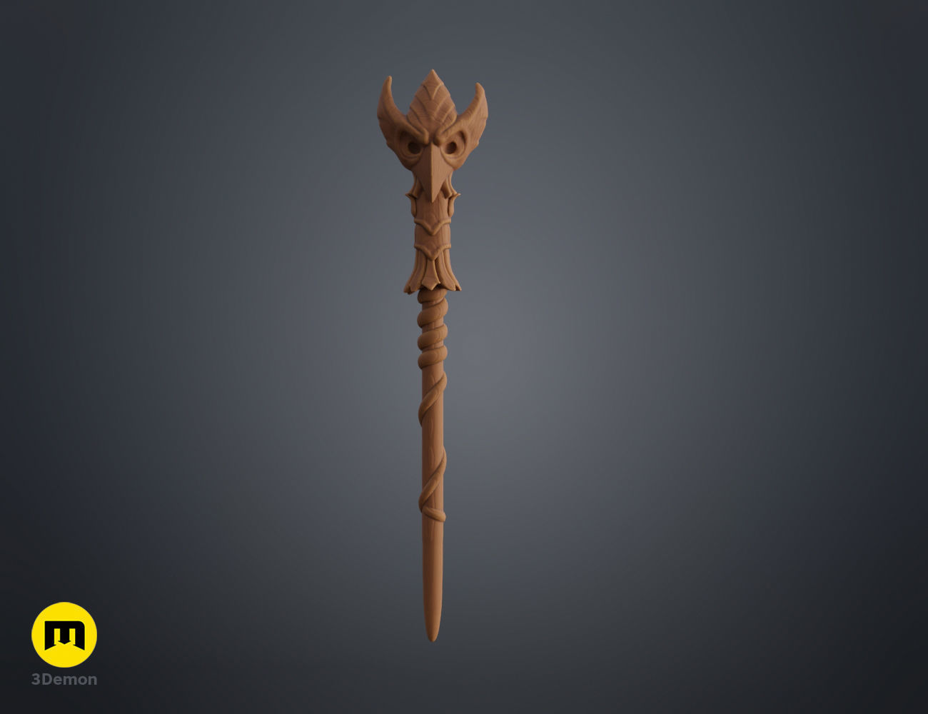Chadwick Boot wand 3D print model_3
