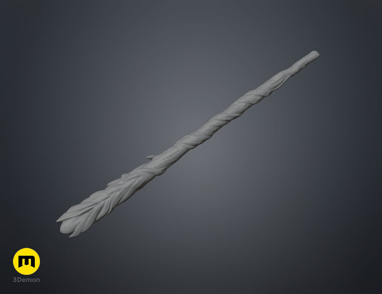 Oliver Lane wand 3D print model_5