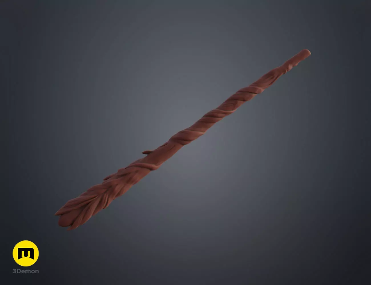 Oliver Lane wand 3D print model_0