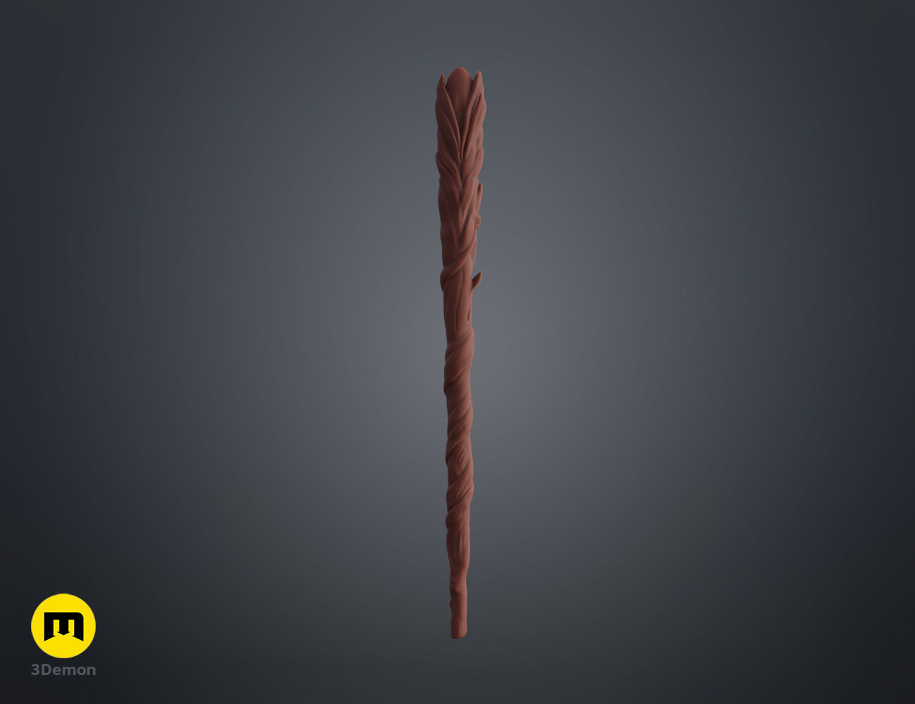 Oliver Lane wand 3D print model_3