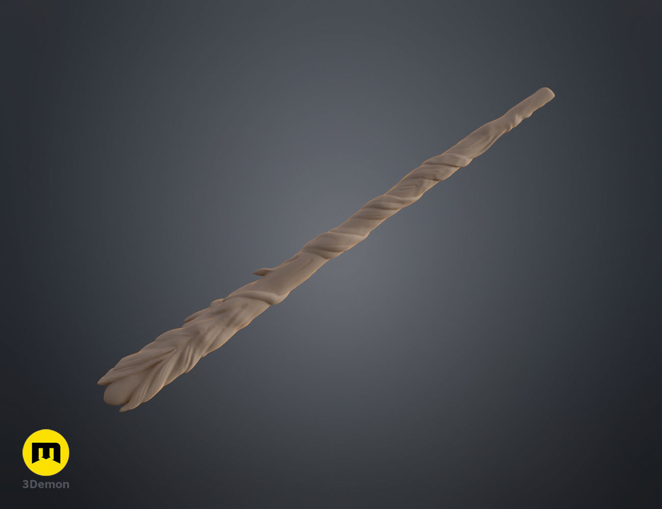 Oliver Lane wand 3D print model_4