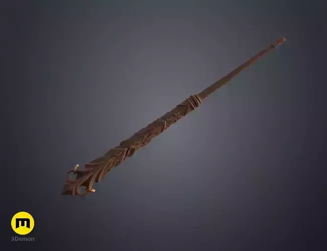 Rionach Steward wand 3D print model Rionach Steward wand 3D print model