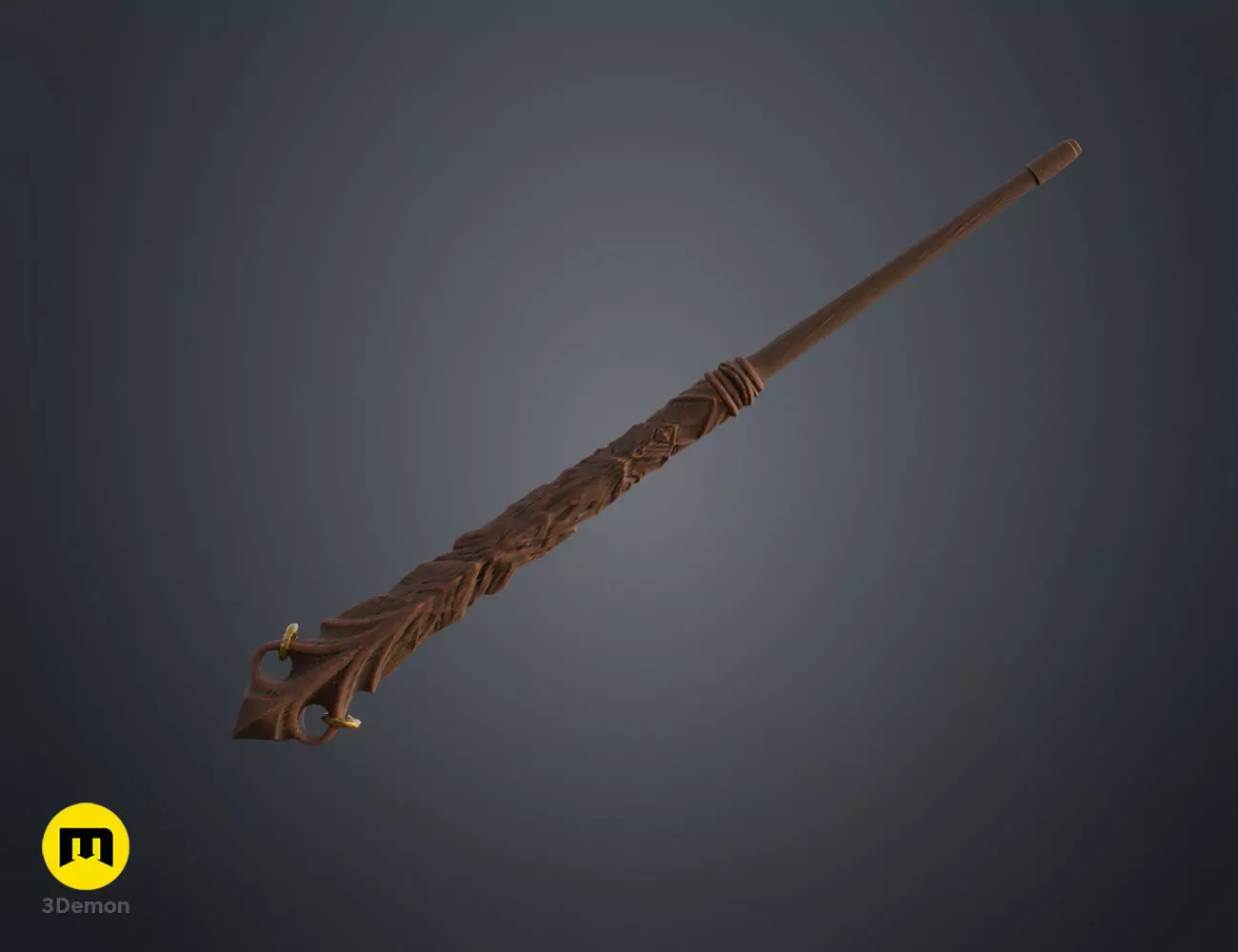 Rionach Steward wand 3D print model_0