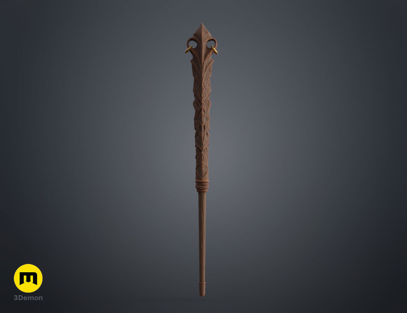 Rionach Steward wand 3D print model_3