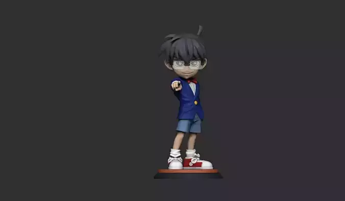 Detective Conan figure stl 3D print model