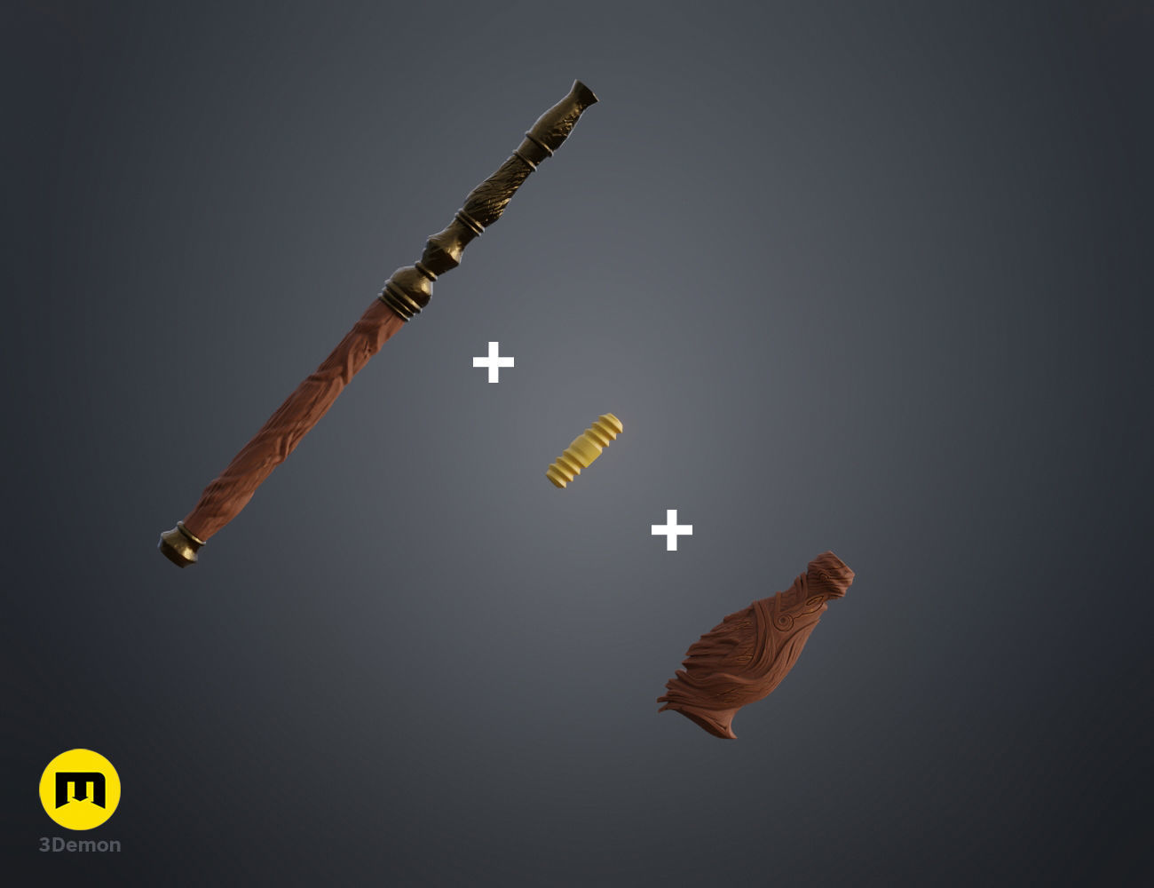 Violet Williams wand 3D print model_2