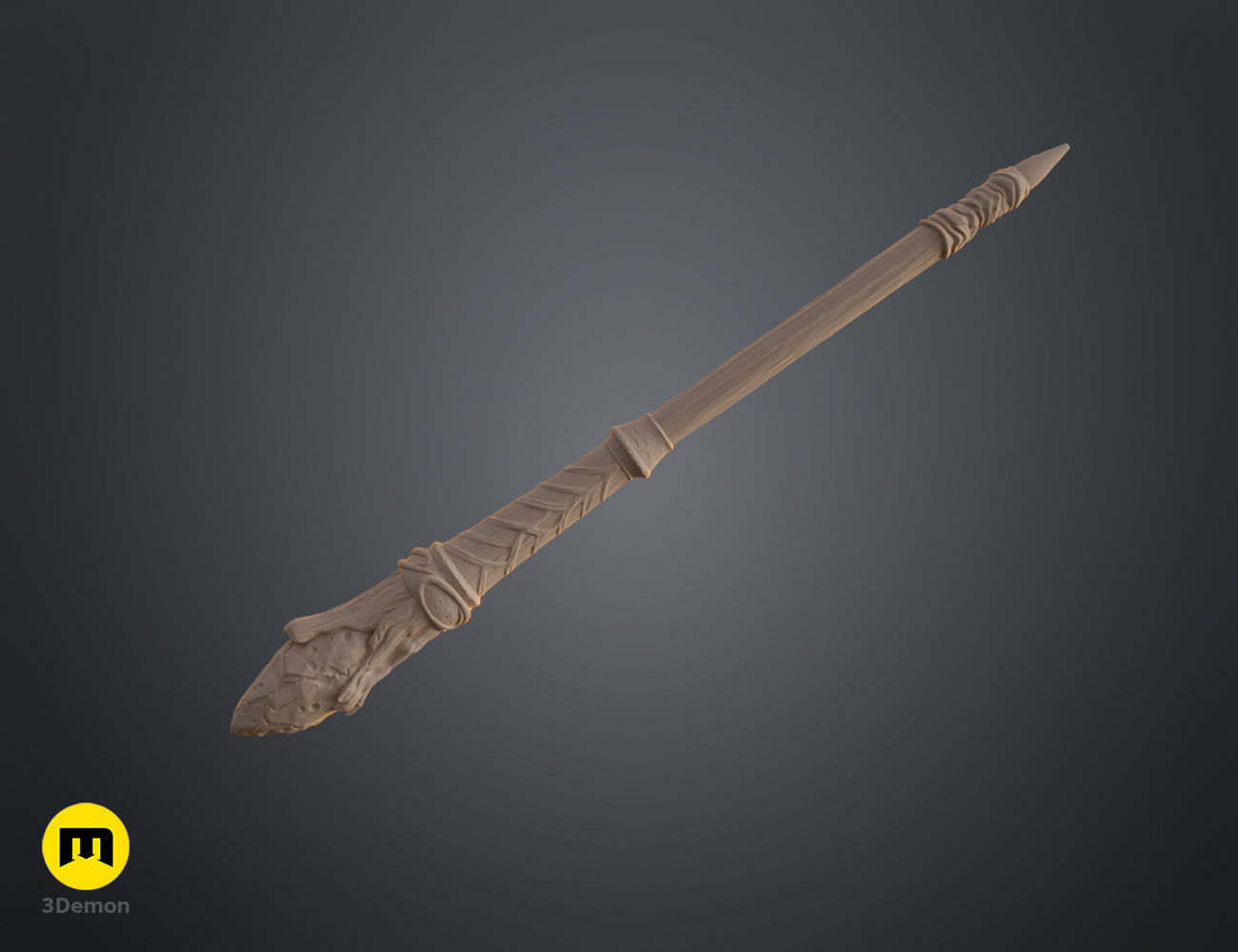 Webster Boot wand 3D print model_7