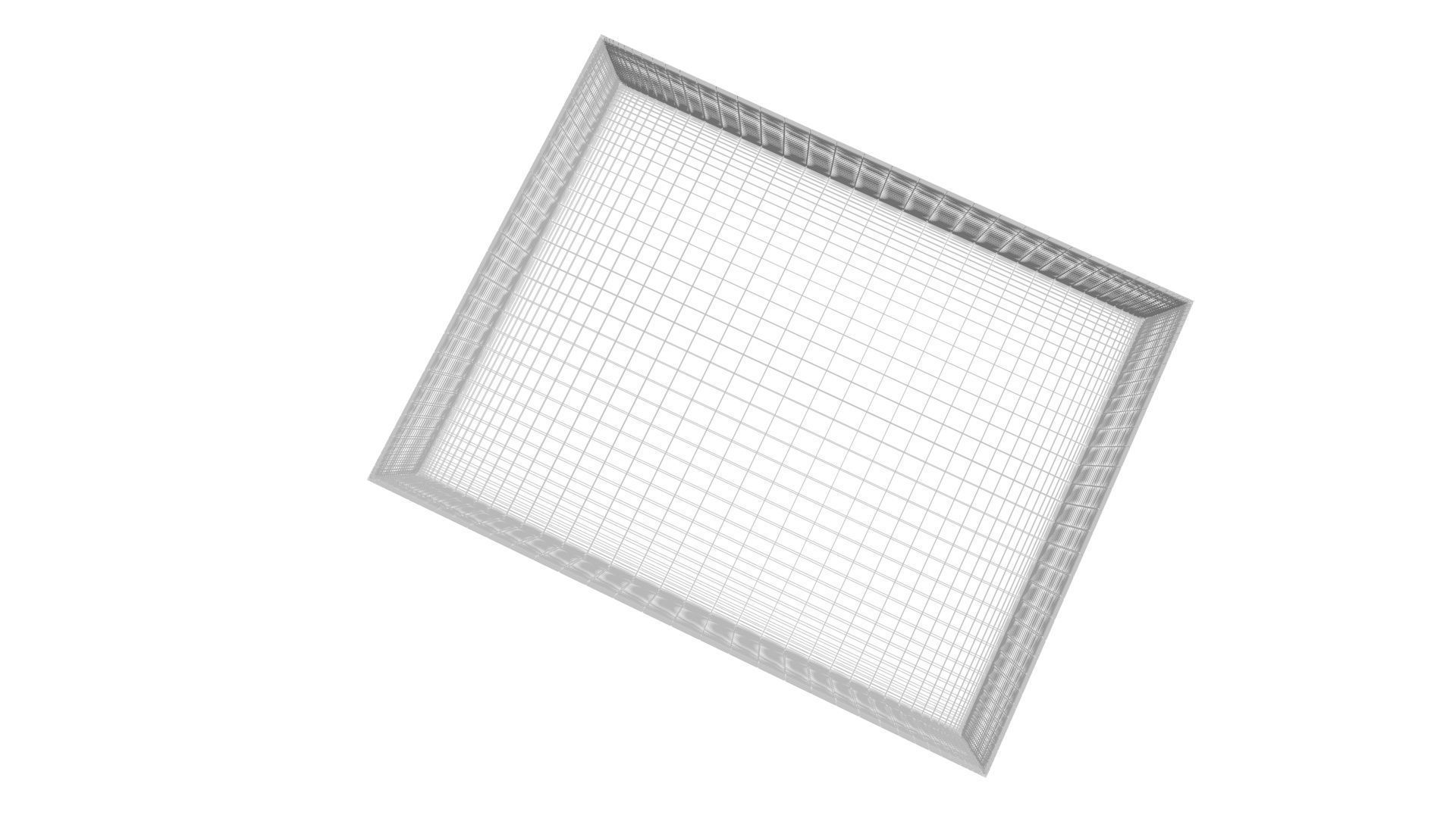 Rectangular Dish Plate 3D model_20