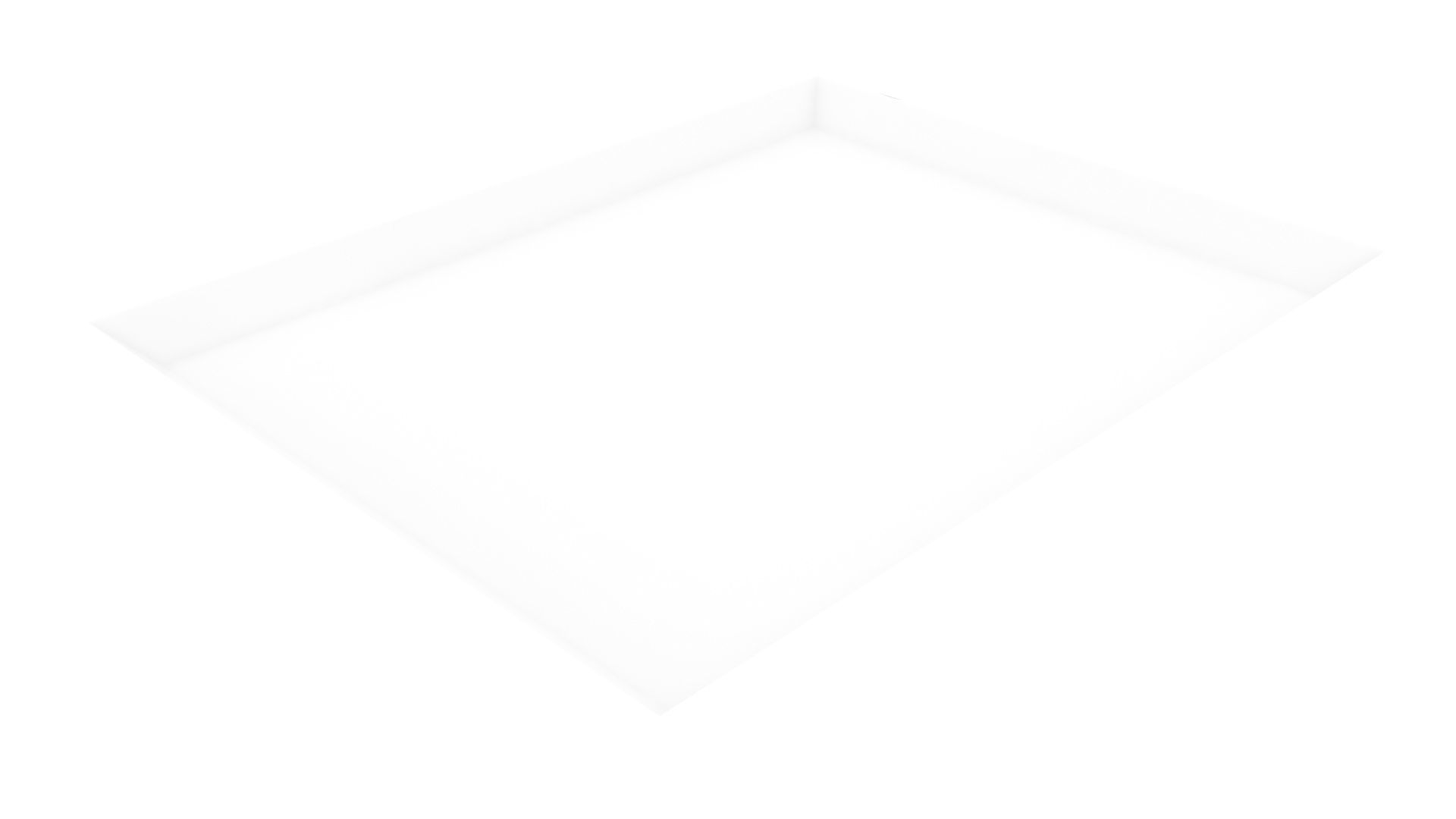 Rectangular Dish Plate 3D model_9