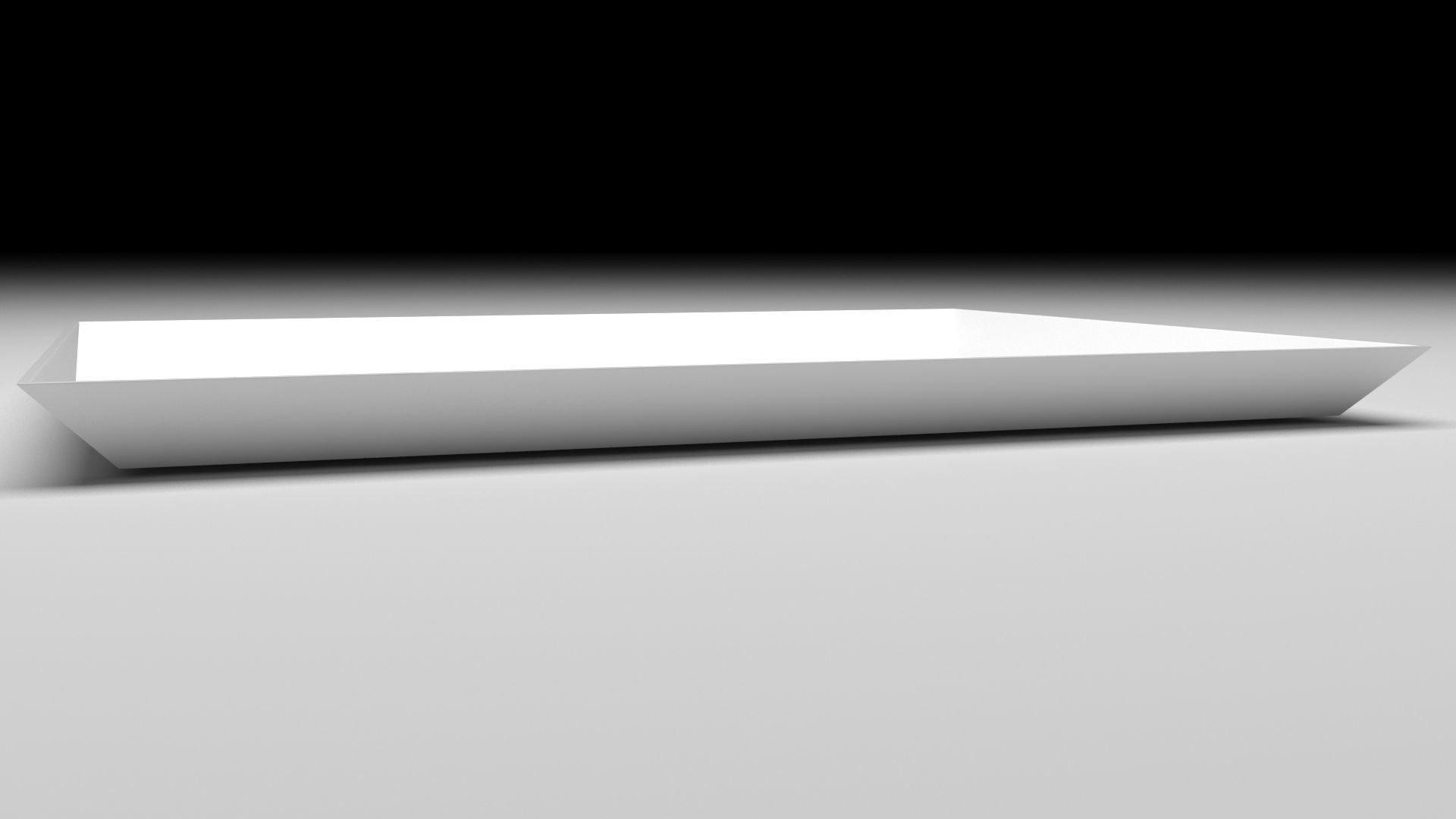 Rectangular Dish Plate 3D model_2