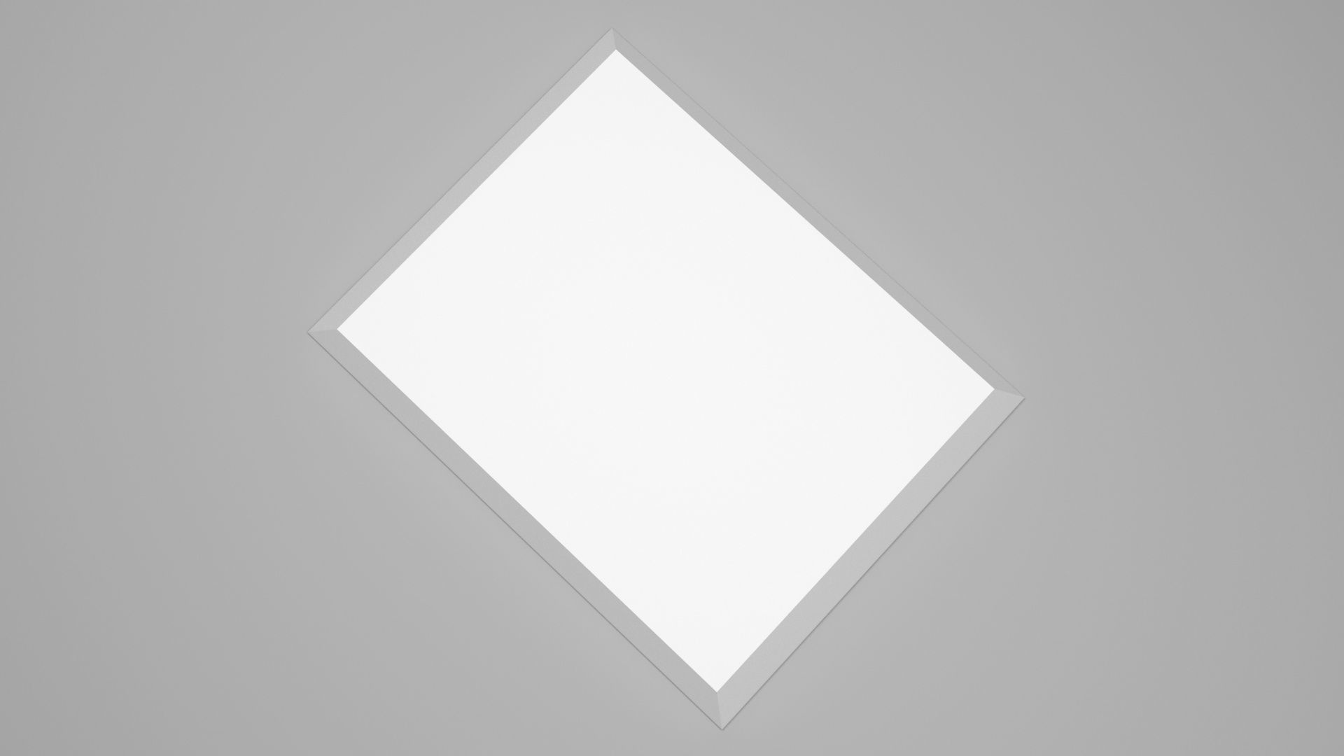 Rectangular Dish Plate 3D model_5