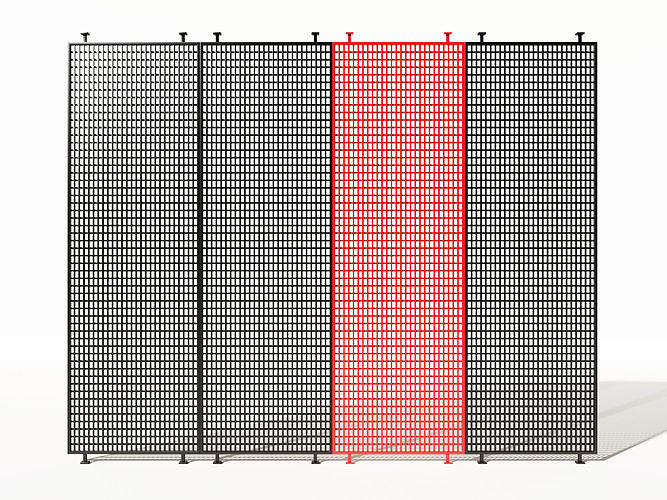 metal partition 3D model