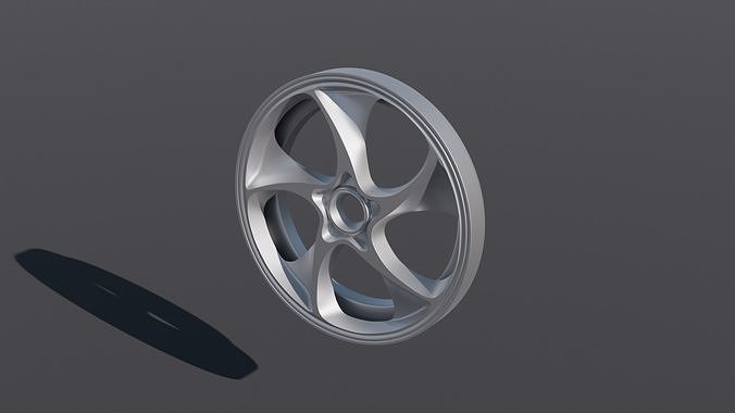 Detailed rims for sport cars free 3D model | CGTrader