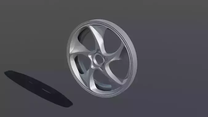 Detailed rims for sport cars