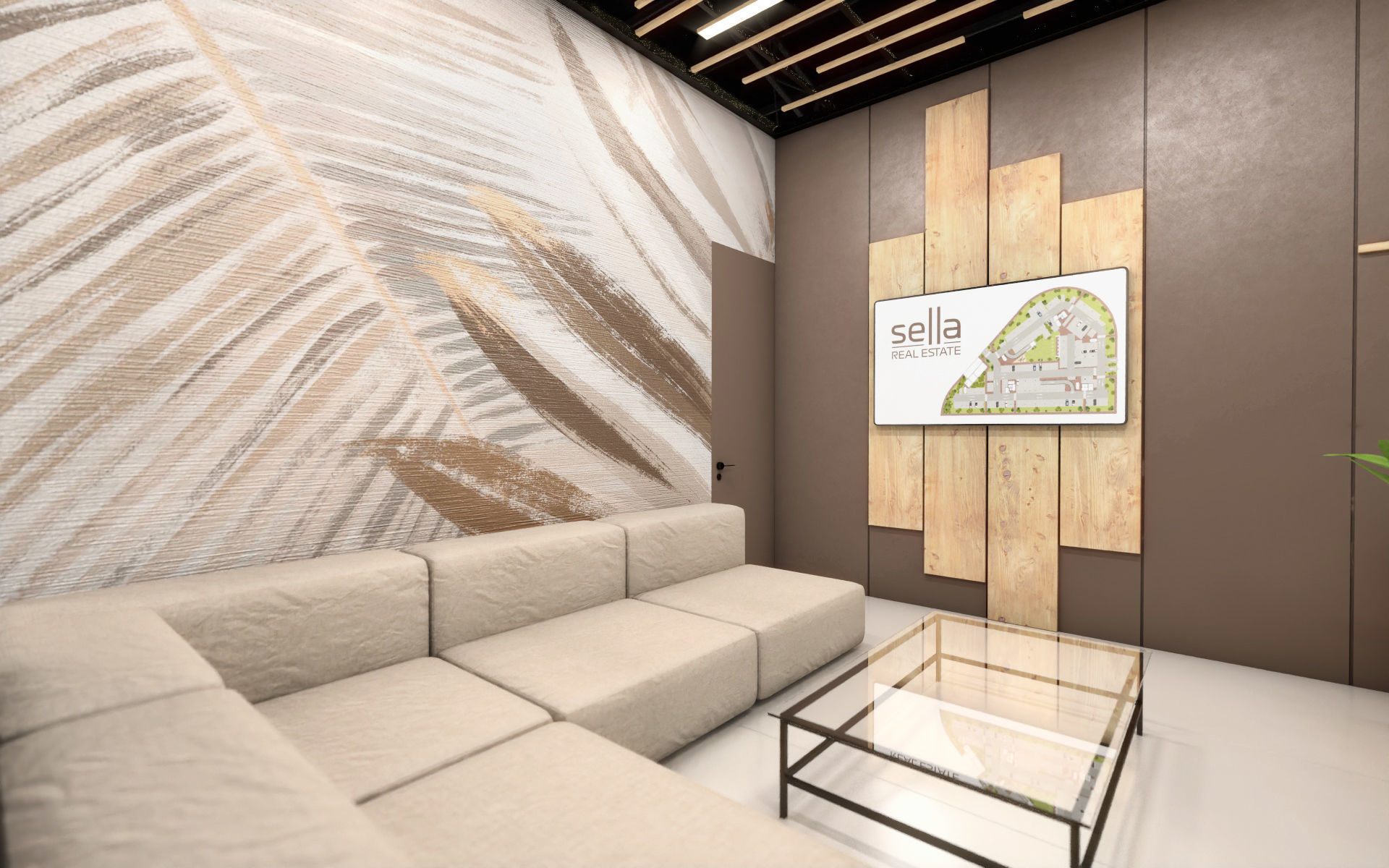 real estate Booth Exhibition Stand 3D model_4