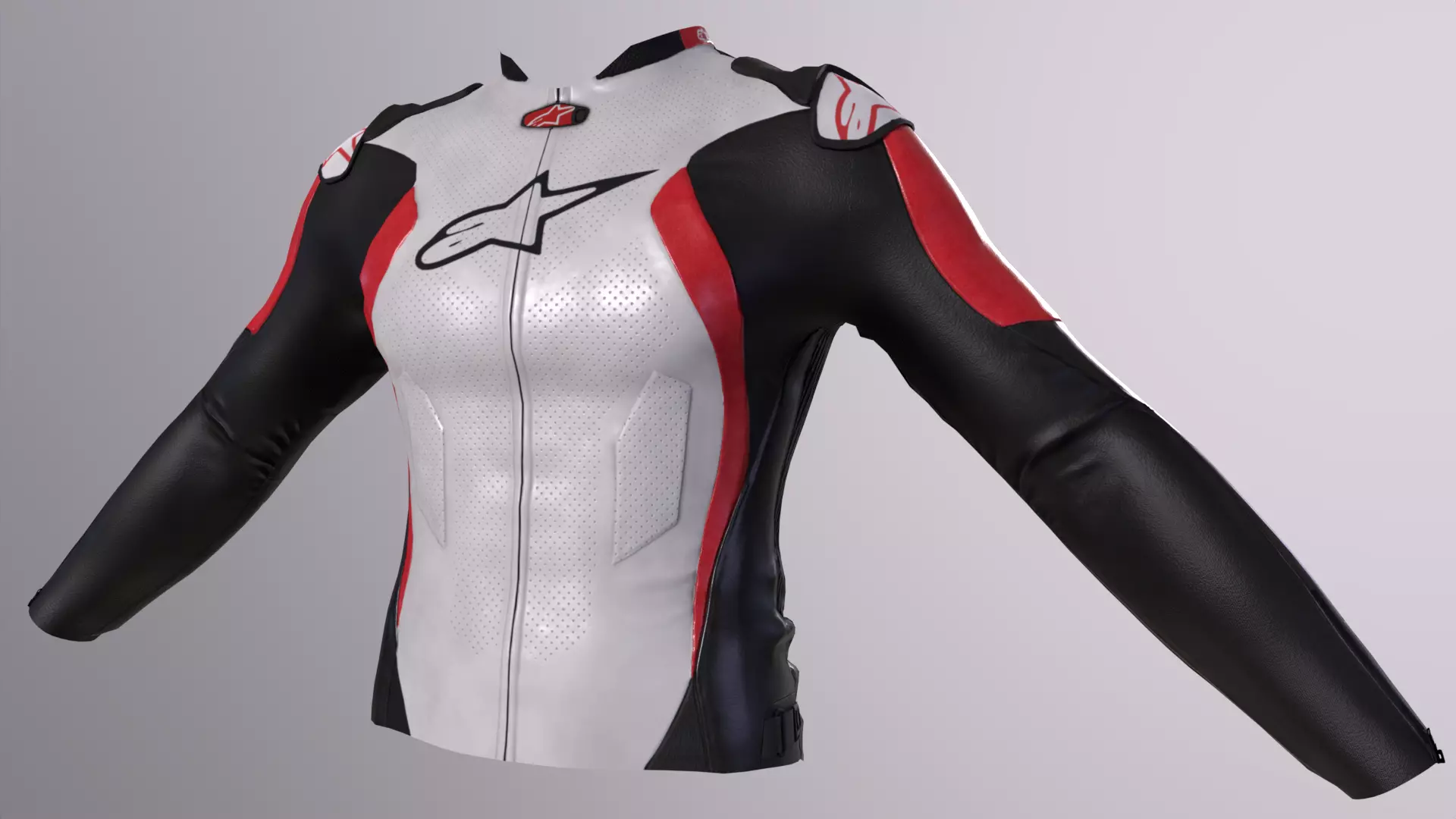 Alpinestars Motor Jacket Low-poly 3D model