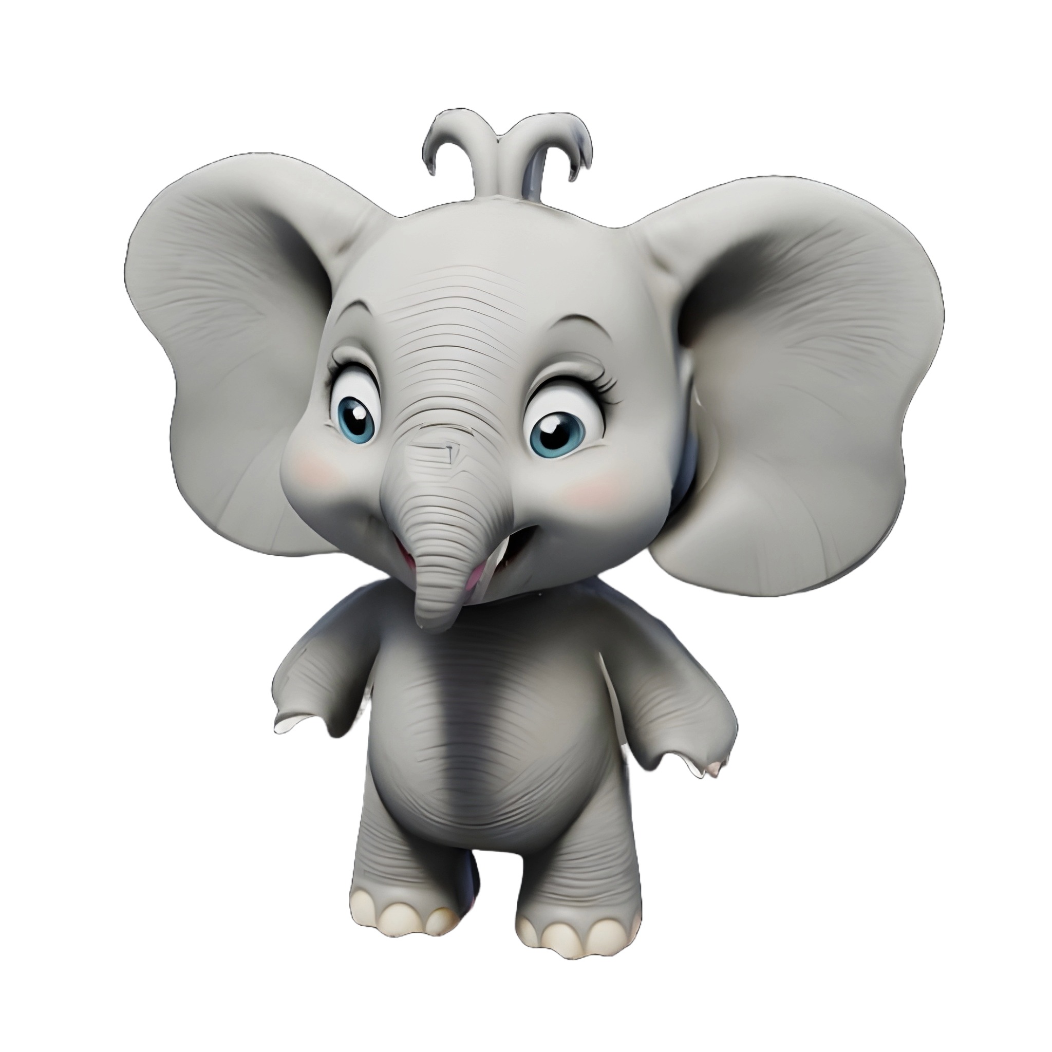 Charming Elephant Collection 3D print model_2