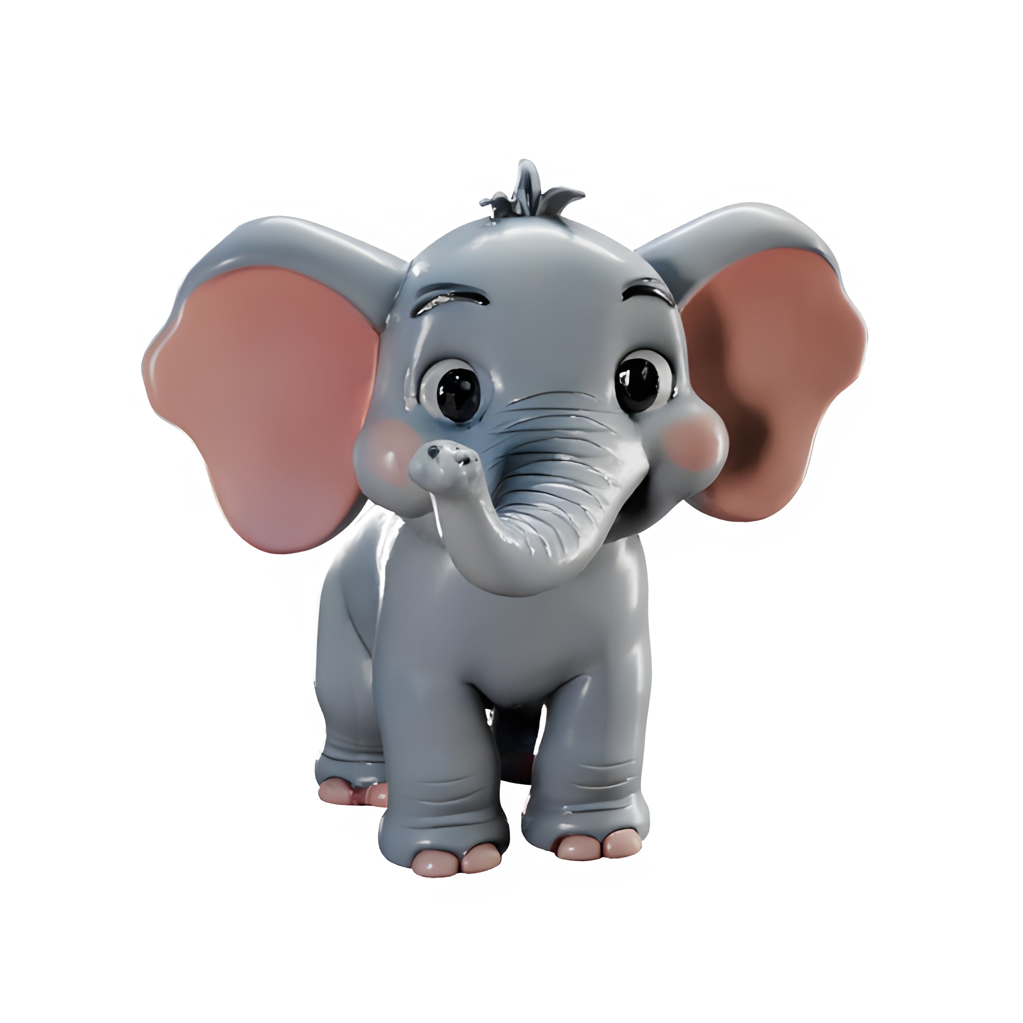 Charming Elephant Collection 3D print model_1